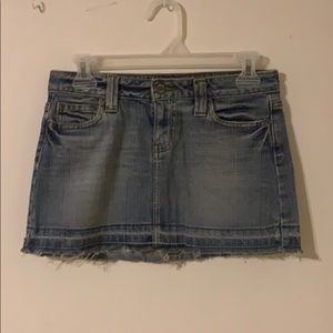 Blue jean skirt